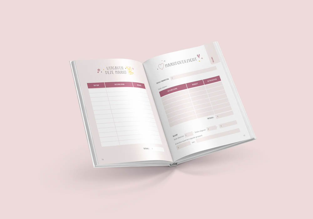 Budgetplanner, maandelijkse financiële organizer met uitgavenvolgboek, ongedateerd maandelijks A5-budgetdagboek dat je financiën beheert, begin altijd, blauwgroen
